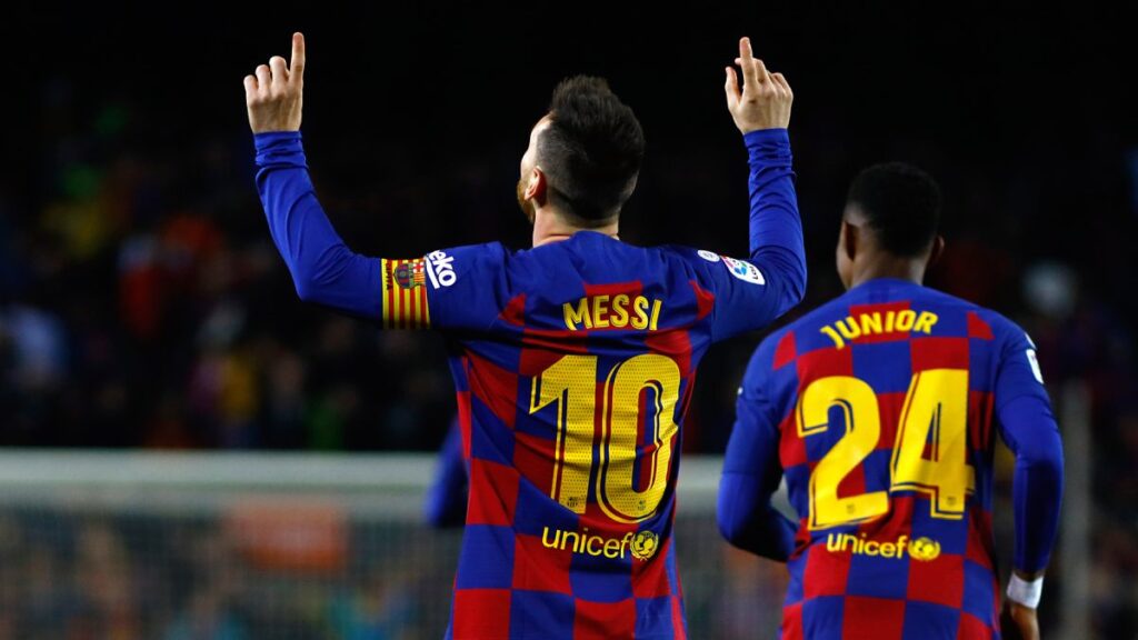 Messi, historia pura en el Barcelona