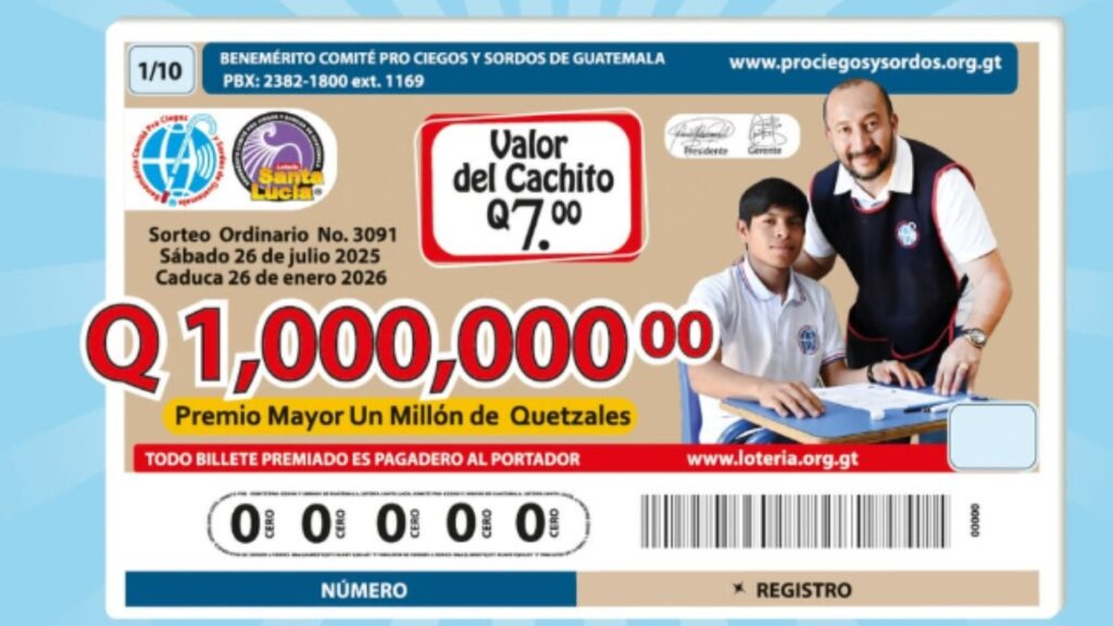 Lotería Santa Lucía 3091 a qué hora juega, sorteo, resultado | @loteriasantalucia