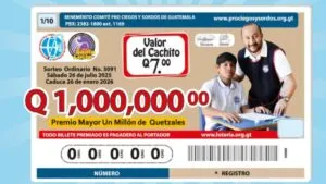 Lotería Santa Lucía sorteo 3091: resultados, número ganador y premios