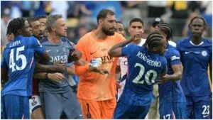 ¡Luis Enrique pierde la cabeza! Agrede a Joao Pedro del Chelsea en la final del Mundial de Clubes
