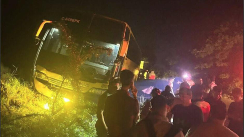 El bus de Malacateco sufrió un accidente | Fuentes: Redes sociales