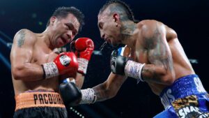 Así quedaron las tarjetas de la pelea entre Manny Pacquiao y Mario Barrios