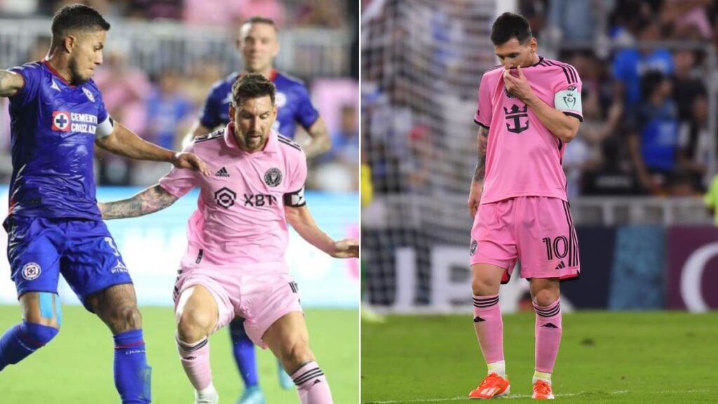 Lionel Messi enfrentando a clubes mexicanos