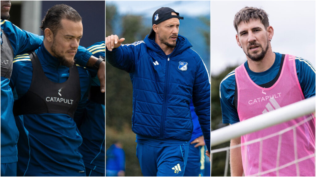 Leonardo Castro, David González y Santiago Giordana. - @MillosFCoficial.
