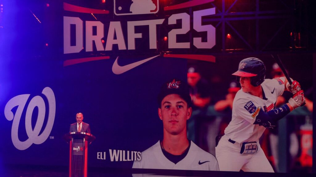 Washington Nationals seleccionan a Eli Willits como primera elección del Draft de la MLB