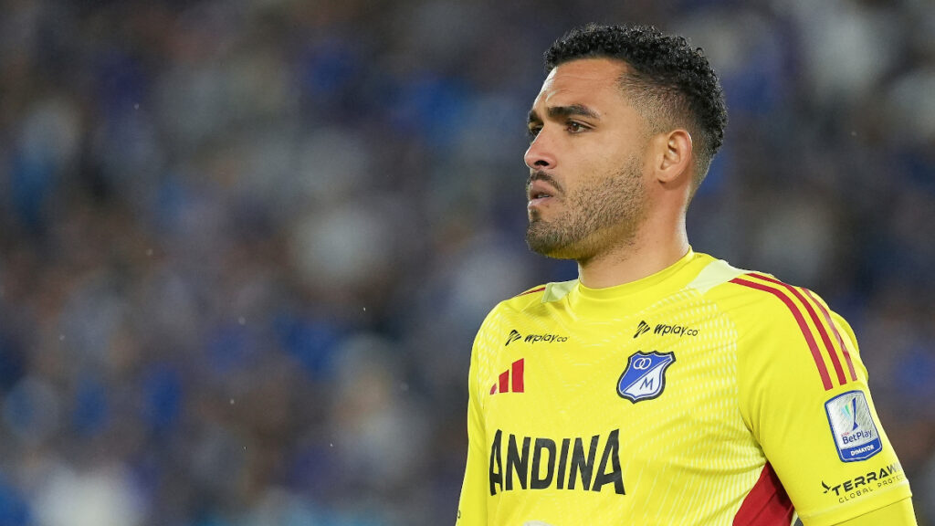 Álvaro Montero, en un partido de Millonarios. - Vizzor Image.