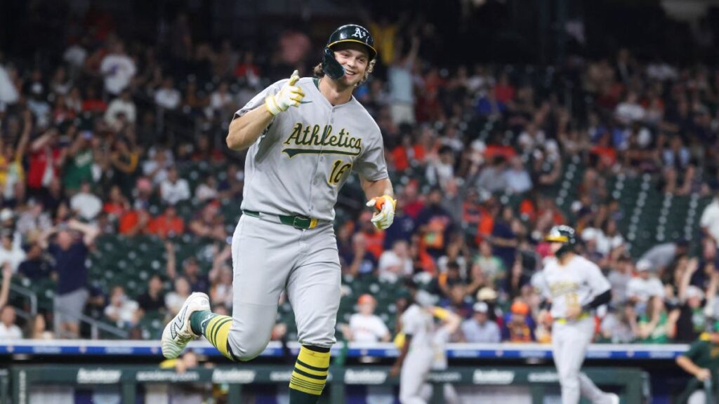 Nick Kurtz se une a lista histórica con cuatro cuadrangulares ante Houston