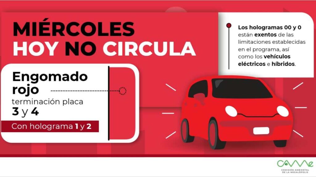 Hoy No Circula 16 de julio 2025: consulta si tu carro descansa este miércoles en CDMX y Edomex