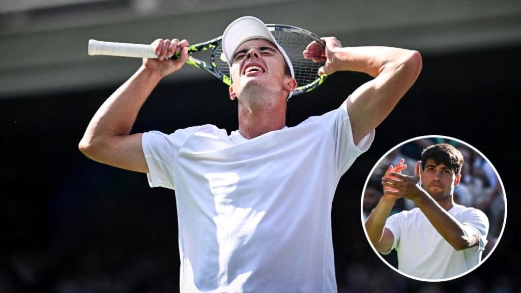 Oliver Tarvet vs Carlos Alcaraz, segunda ronda de Wimbledon 2025
