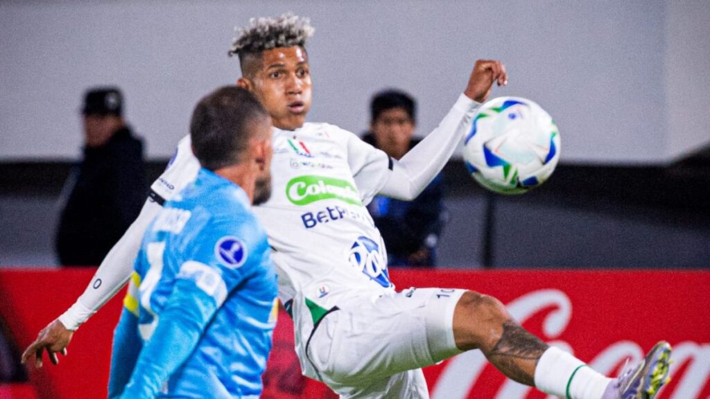 Luis Sánchez fue de los mejores en el primer tiempo. Prensa Once Caldas.