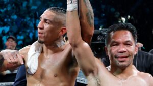 Manny Pacquiao brinda una espectacular pelea con Mario Barrios que termina en empate en Las Vegas