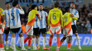 Richard Ríos y Nicolás Otamendi: del ‘encontronazo’ en el Argentina-Colombia a compartir vestuario en el Benfica