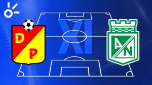 Alineaciones confirmadas de Deportivo Pereira vs Atlético Nacional por la Liga BetPlay Dimayor 2025-II