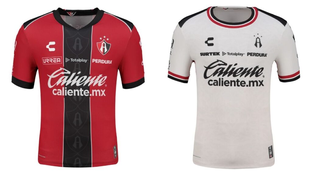 Las playeras del Atlas para el Apertura 2025 de la Liga MX
