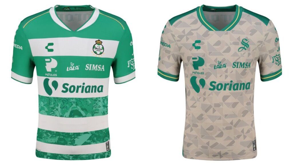 Las playeras de Santos Laguna para el Apertura 2025 de la Liga MX