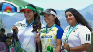 Sebastián García y Ana Sofía Hernández se pintan de oro en el World Archery Mexico Championship