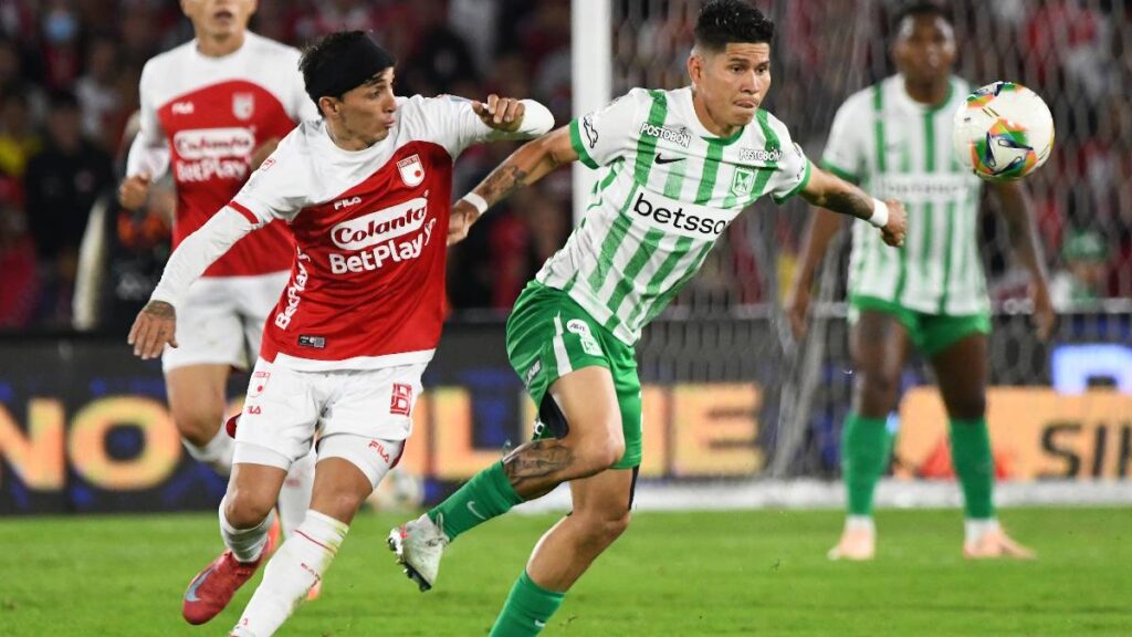 Jorman Campuzano jugando con Atlético Nacional / Vizzor