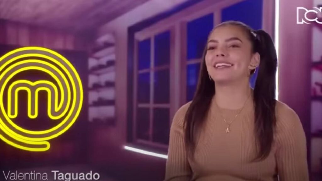 Valentina Taguado en MasterChef / captura de pantalla RCN