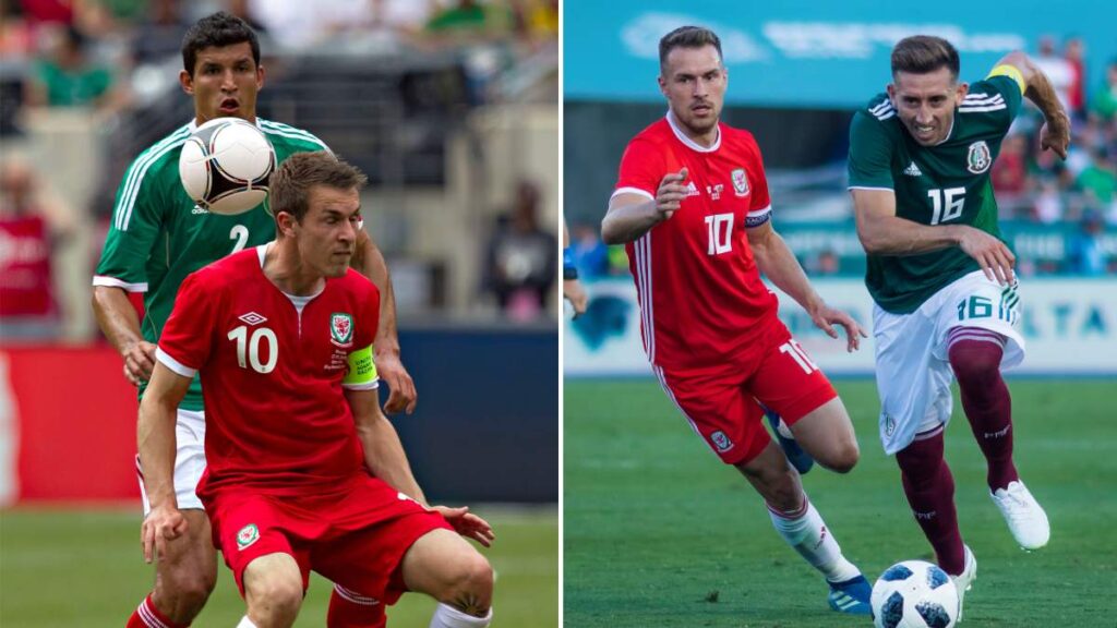 Aaron Ramsey en Gales vs México