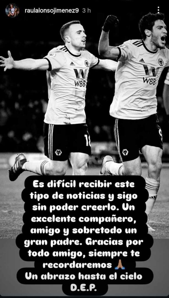 Raúl Jiménez y Diogo Jota