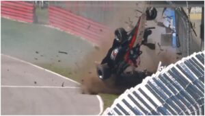 El piloto mexicano, Ricardo Escotto, sufre un espeluznante choque en la Indy NXT