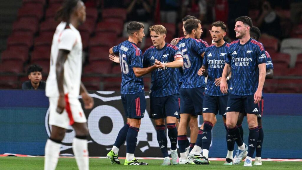 Arsenal vs Milan, amistoso en Singapur 2025