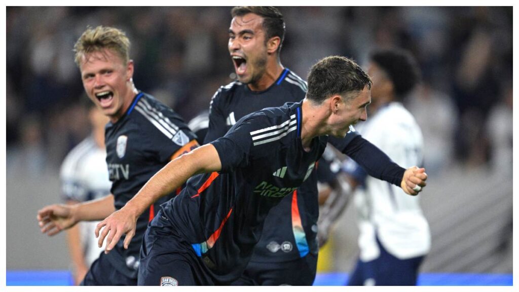 San Diego celebra.. Orlando Ramirez/Getty Images/AFP (Photo by Orlando Ramirez / GETTY IMAGES NORTH AMERICA / Getty Images via AFP)