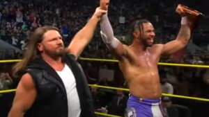 AJ Styles aparece en Slammiversary… ¡y festeja el triunfo de Leon Slater en la X Division!