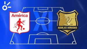 Alineaciones confirmadas de América de Cali vs Águilas Doradas por la Liga BetPlay Dimayor 2025-II