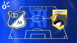 Posibles alineaciones de Millonarios vs Llaneros por la Liga BetPlay Dimayor 2025-II