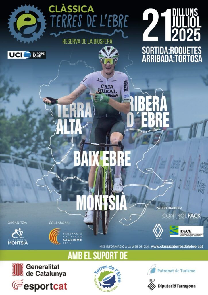 Póster de la carrera. - Clàssica Terres de L’Ebre.