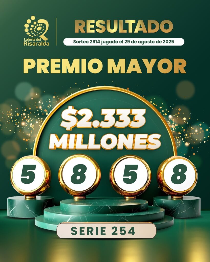 Resultados. - Lotería de Risaralda.