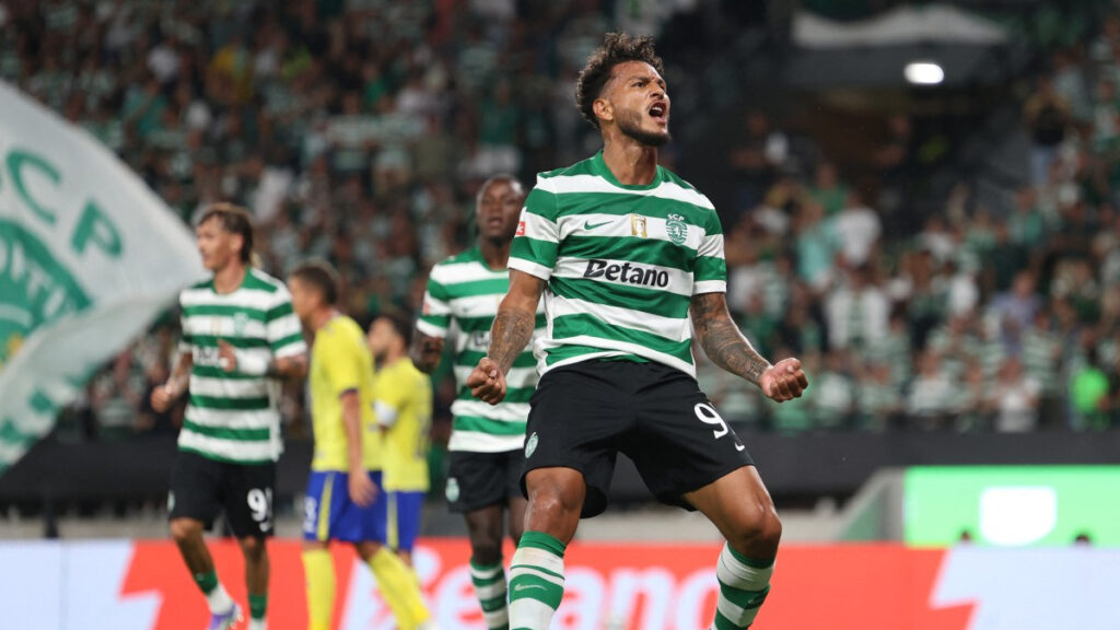 Luis Javier Suárez celebra un gol. - Luis Amorim, AFP.
