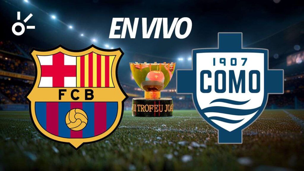 Partido del Barcelona en vivo hoy Trofeo Joan Gamper 2025