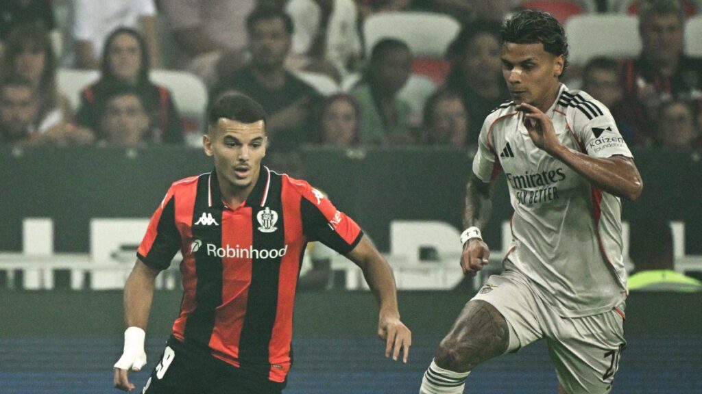 Richard Ríos con Benfica | Miguel MEDINA / AFP.
