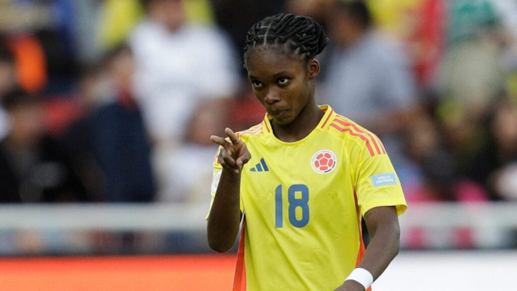 Linda Caicedo con Colombia | REUTERS/Cristina Vega.