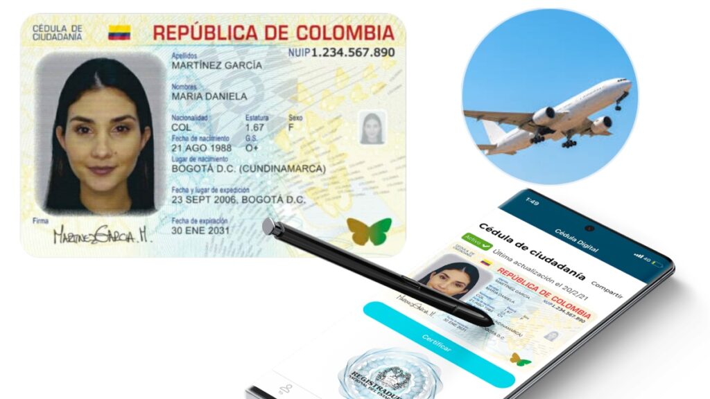 Cédula digital para vuelos | Registraduría Nacional.