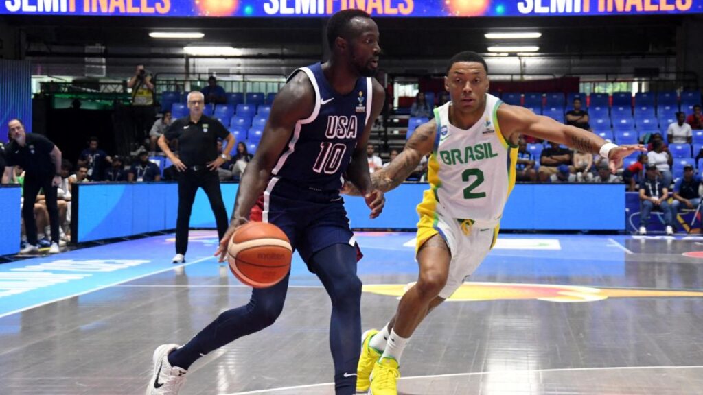 Brasil sorprende y remonta para derrotar a Estados Unidos en la AmeriCup
