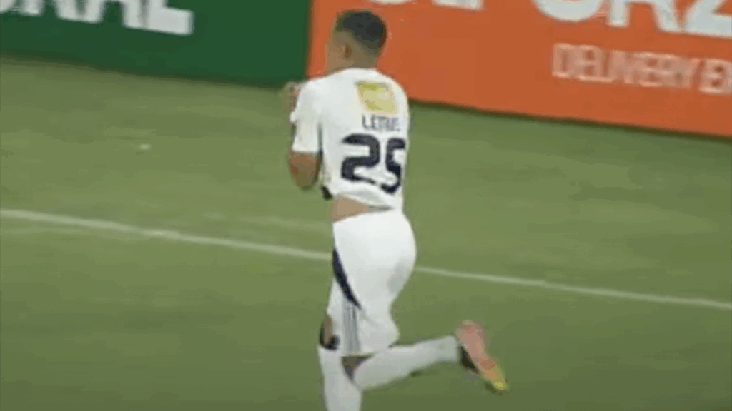 Erick Lemus celebró en el Clásico Nacional | Captura: Tigo Sports