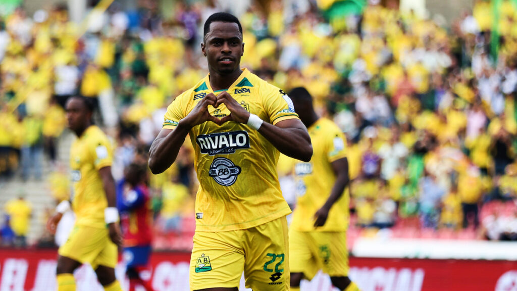 Fabry Castro, en un partido con Atlético Bucaramanga. - Vizzor Image.