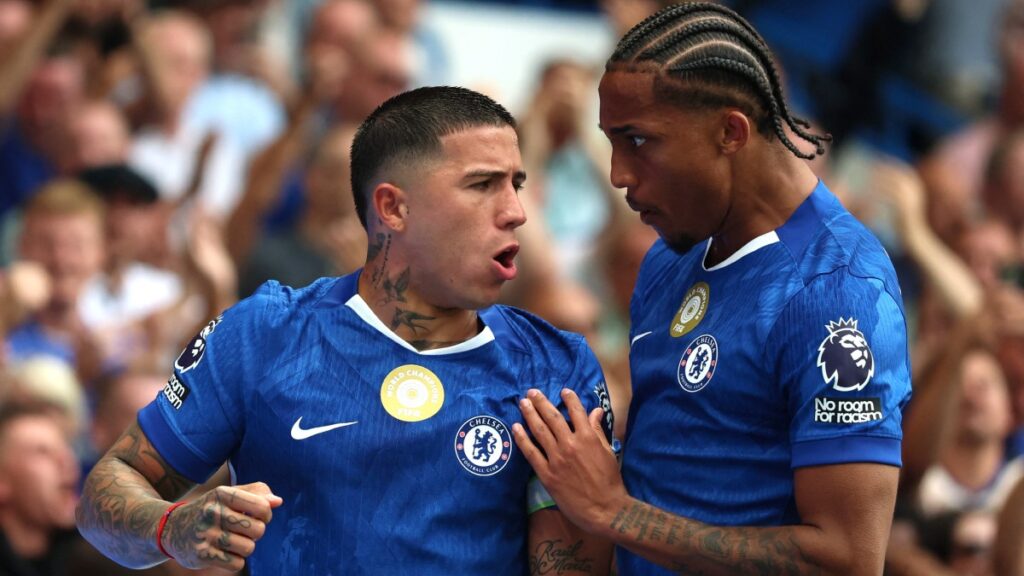 El Chelsea en festejo de victoria