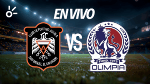 Águila vs Olimpia en vivo: transmisión y resultado en directo, jornada 4 Copa Centroamericana 2025
