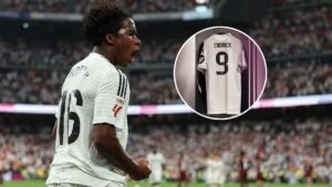 Endrick hereda el histórico ‘9’ del Real Madrid