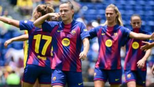 Barcelona femenil pinta de azulgrana la capital mexicana con su victoria sobre el América