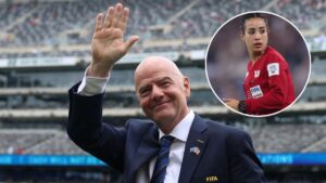 Gianni Infantino expresa su apoyo a Katia Itzel García ante las amenazas tras el Monterrey vs Cincinnati