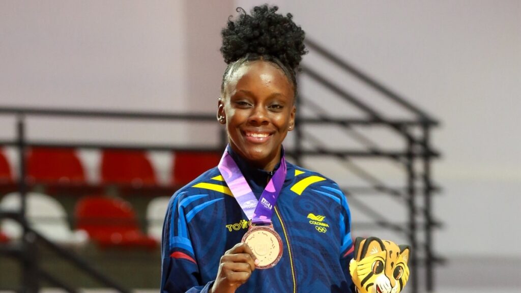 Colombia celebrando un podio más en los Juegos Panamericanos Junior / Foto: Comité Olímpico Colombiano