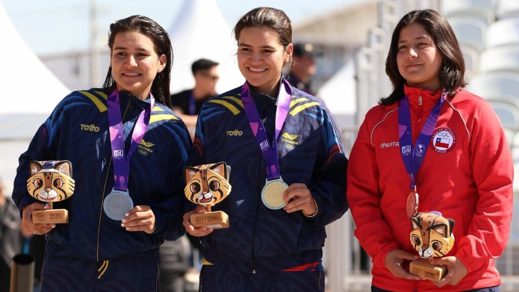 Colombia en el podio de los Juegos Panamericanos Junior 2025 / Foto: Comité Olímpico Colombiano