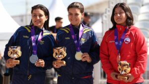 Colombia se mantiene en el tercer lugar tras el segundo día de los Juegos Panamericanos Junior 2025