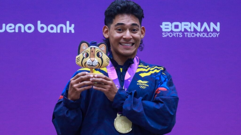 Colombia festejando en los Juegos Panamericanos Junior / Foto: Comité Olímpico Colombiano