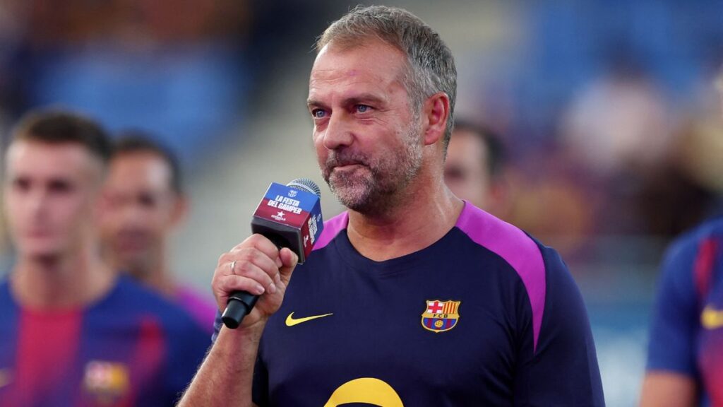 Hansi Flick habla en la previa del duelo ante Mallorca